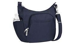 Travelon Anti-Theft Cross-Body Bucket Bag, Midnight, One Size