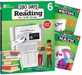 180 Days of Reading, Writing and Math for Sixth Grade 3-Book Set: Practice, Assess, Diagnosis (180 Days of Practice)