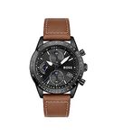 Hugo Boss Pilot Edition Chrono Analog Black Dial Men's Watch-1513851