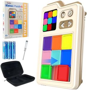 SMILESSKIDDO Super Slide Puzzle Games, Original 1000+ Challenges & 3 Modes, Brain Teaser Puzzle, Super Electronic Sliding Puzzles Toy Gifts for Kids & Adults, Fun Unblocking Logic Game