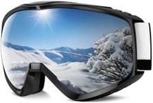 findway OTG Ski Goggles - Over Glasses Snow Snowboard Goggles for Men Women Adult & Youth - Anti-Fog 100% UV Protection
