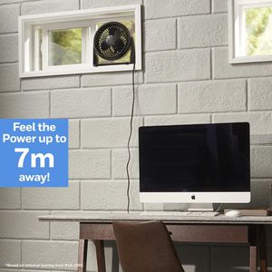 Honeywell TurboForce Power Fan – Quiet 3-Speed Table & Wall Fan, 90° Tilt