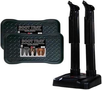 Boot Tray 2 Pack + Silent Boot Dryer Bundle