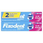 Fixodent Original Secure Denture Adhesive, 136 g Total (2 Count of 68 g Each)