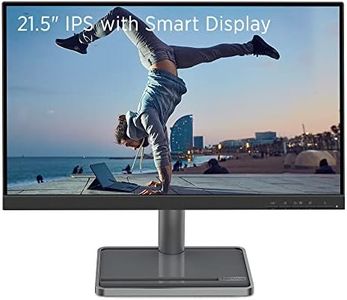 Lenovo L-Series 55.88 cm (22 inch) 1920 X 1080 Pixels FHD IPS Ultraslim Monitor |16.7 Mn Colors, 99% sRGB, 75Hz, 4ms, AMD FreeSync, HDMI, TUV Eye Comfort & Low Blue Light, Tilt Stand, Black, L22-i30