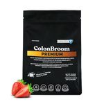 ColonBroom Premium Blend - Weight Management Supplement - Psyllium Husk Fiber Powder Drink - Colon Cleanse for Bloating Relief & Gut Health - Gluten Free & Non-GMO - Strawberry (90 Servings)
