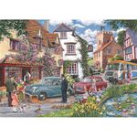 The House of Puzzles - No.25 - Traffic Jam Jigsaw - 1000 Piece Jigsaws For Adults, Artist Illustrated, Scenic Landscape, Deluxe Puzzle Gifts