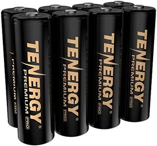 Tenergy Premium PRO Rechargeable AA Batteries, High Capacity 2800mAh NiMH AA Battery, 8 Pack Rechargeable Batteries