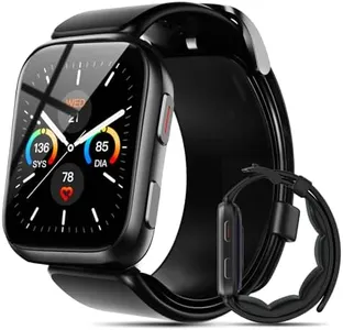 YHE Smart Watch Blood Pressure, 1.95'' Blood Pressure Watch with Air Pump Cuff, Blood Pressure Monitor for Sleep and Sports Tracking for Android iOS Supports Data Sharing, Reminder Monitoring Etc