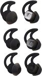 Adhiper Replacement QC30 Noise Cancelling Earbuds compatible with Bose QuietControl 30(QC30)/QuietComfort 20(QC20) QC20i/Soundsport Free/SIE2 IE2 IE3 Wireless Headphones(Black)