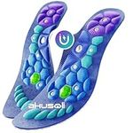 Akusoli | Acupressures Insoles, Insoles for Women, Insoles Men, Shoe Insoles, Arch Support Insoles, Work Insoles for Men. Shock Absorption Insoles, Working All Day, Standing All Day UK5-10(27cm)