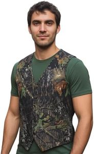 HBDesign Mens Fashion Vests Outerwear Camouflage Color