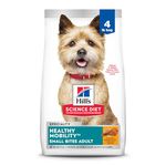 Hill's Science Diet Adult Healthy Mobility Small Bites Dry Dog Food, Chicken Meal, Brown Rice & Barley Recipe, 4 lb Bag