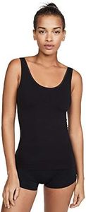 Yummie Women's Seamless Reversible Shapewear Tank Top, Black, Small-Medium