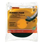 Frost King R516H 1-1/4-Inch by 7/16-Inch by 10-Foot Thick Sponge Rubber Foam Tape, Black