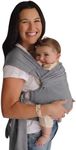 Lalabu The Simple Wrap Baby Wraps Carrier - Stylish Baby Sling Carrier for Newborns & Toddlers 13-28 lbs. Safety Tested, Easy-to-Use, Ergonomic, & Comfortable - Ash