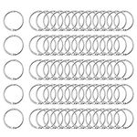 120 pcs Loose Leaf Binder Rings, 20mm/0.78 Inch Small Book Binder Rings Silver Loose Leaf Rings for Office, Home,School, Index Cards, Notebook