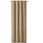 JEMIDI Curtain for Window - Opaque Linen Look Curtains with Ruffle Tape for Rail Track for Bedroom Living Room Windows - 140cm x 245cm