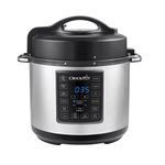 Crock-Pot 6 Quart 8-In-1 Multi-Use Express Crock Programmable Slow Cooker, Pressure Cooker, Sauté, And Steamer, Stainless Steel (Sccppc600-V1).