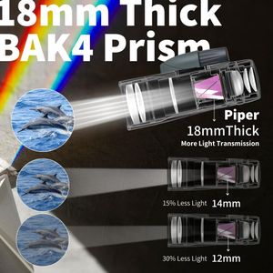 Gosky 12x55 HD Monocular Telescope – BAK4 Prism, FMC Lens, Phone Adapter