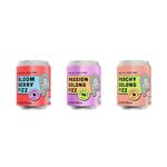 PUSHERS Drink Combo Pack Sparkling Oolong with Peach & Passion Rossele & Berries Flavour, No Artificial Flavour & Color, Product of Thailand 230 ML (Oolang and Passion fruit, 24)