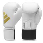 Adidas Speed 50 Boxing Gloves, Intermediate Level PU Training Gloves, Heavy Boxing Bag Workouts And Sparring Mitts, MMA, Kickboxing, Gym, Men, Women, Adult,Kids, 4oz, 6oz , 8oz, 10oz, 12oz, 14oz, 16oz