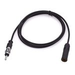 Bingfu Universal Vehicle Car Stereo FM AM Radio Antenna Extension Cable 100cm / 3 feet DIN Plug Connector Coaxial Cable for Vehicle Truck Car Audio Stereo Head Unit CD Media Receiver Player