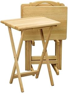 Winsome Wood 5-Piece TV Table Set, Natural