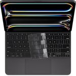 ProElife Keyboard Cover Skin for 2024 iPad Pro 13-inch M4 Chip (A2925/A2926) Magic Keyboard US Enter TPU Protector for Newest iPad Magic Keyboard M4 iPad Pro 13'' 2024 Accessory (Tinting Black)