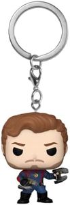 Funko Pop! Keychain: Marvel - Guardians Of The Galaxy 3 - Star-Lord - Guardiani Della Galassia - Mini Figura in Vinile da Collezione Novità Portachiavi - Riempitivi per Calze - Idea Regalo