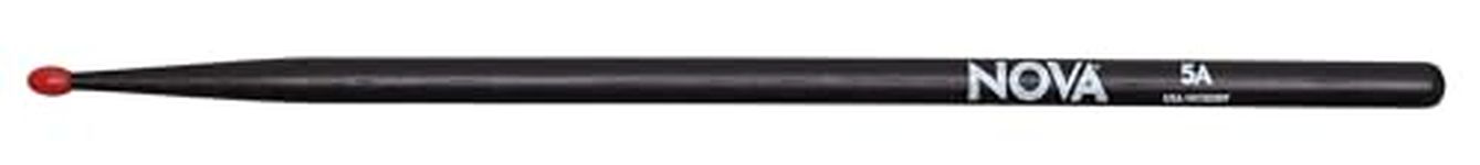 Vic FIrth - NOVA Drumsticks - 5AN - Nylon Tip - Black