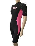 TWF Ladies 3mm Titanium CIC Shortie Wetsuit - Size 20 Pink