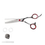 Mr. Barber MB-XSTT Classic Stainless Steel Triple Honed Handmade Hair Cutting Lightweight Scissor With Ergonomic Handle & Silicon Silencer