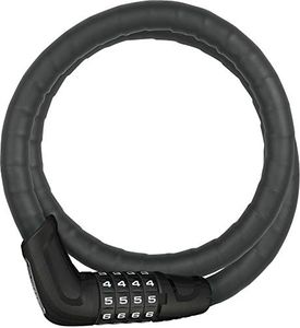 Abus 6615C Steel-O-Flex Tresor Combo Lock, 85 cm Size, Black