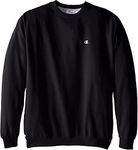 Champion Big and Tall Sweatshirts for Men – Men Crewneck Sweatshirt Big and Tall Black