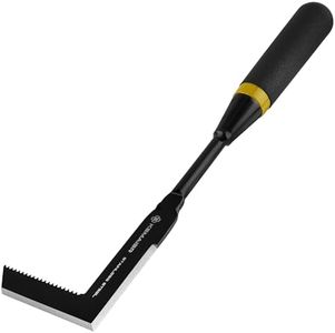 Kemaier Weeding Tool - Heavy Duty Stainless Steel Weed Remover Tool for Driveway Crack Weeding and Sidewalk Pavement Weed Removal, Efficient Weed Puller Tool for Narrow Gaps and Brick Joints