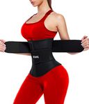 ANGOOL Women's Waist Trainer Belt with Zipper Neoprene Hot Sweat Corset Tummy Control Waist Cinchers