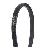 sourcing map A-700 V-Belts Drive Belt 700mm Inner 13mm Width 8mm Thickness Girth Rubber for Power Transmission