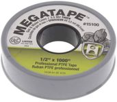 PTFE MEGATAPE, 1/2" x 1000" (Grey)