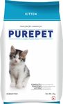 Purepet Kitten (1-12 Months) Dry Cat Food 3kg Pack | Ocean Fish Flavour | Taurine for Healthy Heart | Hairball Control |Support Immunity | Sensitive Stomach