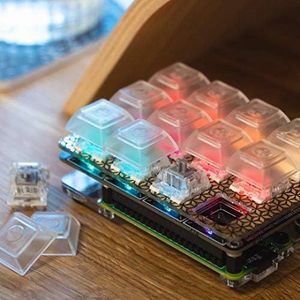 Pimoroni Keybow Mini Mechanical Keyboard Kit - Linear (Quiet) Keys