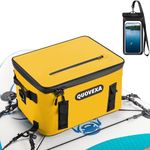 Sup Cooler, Paddle Board Cooler Bag, Kayak Coolers with 4 Pockets, Soft Paddleboard Accessory, Paddle Board Accessories Fits 30 Cans, Coolers Deck Bag with Phone Pouch