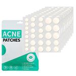 Pimple Patches 300 Counts Acne Patch Spot Patches Blemish Stickers Hydrocolloid Invisible Patches Spot Dots Acne Effectively Face Skin Care,4 Sizes