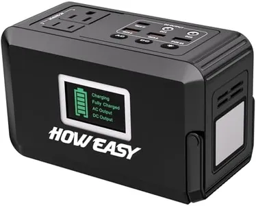 HOWEASY Portable Power Bank, 24000mAh Portable Laptop Charger Power Bank with 2 110V/120W AC Outlet，Portable Battery Pack & Power Bank for Notebooks, MacBook, Laptops