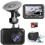 kurras Dual Dash Cam Front and Rear