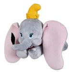 Disney Store Official Dumbo Medium Soft Toy for Kids, 44cm/17”, Plush Cuddly Classic Character, Baby Elephant with Iconic Hat, Embroidered Details and Soft Feel Finish