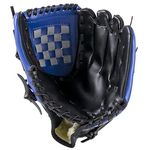 Didabotak Baseball Gloves Softball Glove, Catcher's Glove, Comfortable, Soft, for Beginner, Kids Youth Adults Sports Training and Play, Left Hand Glove, Right Hand Throw (Blue, 11.5")