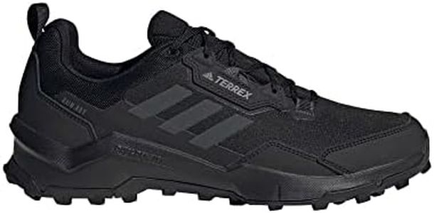 adidas Men's Terrex AX4 Primegreen RAIN.RDY Hiking Shoes, Core Black/Carbon/Grey Four, 13 US