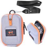 FOSOTO Hard EVA Digital Camera Case Anti-shock Compatible for Canon PowerShot SX740 SX720 G9X,Panasonic DMC-TZ80 TZ70, Nikon COOLPIX All-in-One Digital Camera Protective Carry Case with Neck Strap