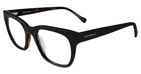 Lucky Brand Spectacles D206 Womens Eyeglasses Black 52mm